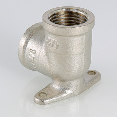 Угольник с креплением 1/2&quot; В-В латунь  VTr.751