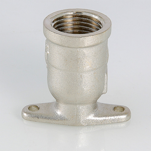 Угольник с креплением 1/2" В-В латунь  VTr.751