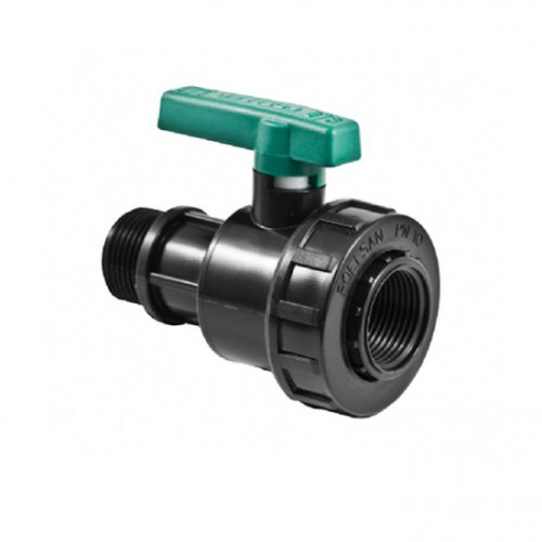 Кран шаровой 1 1/4" В-Н ПЭ