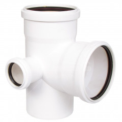 Крестовина канализационная бесшумная двухплоскостная левая 110х110х50/90 УЮТ