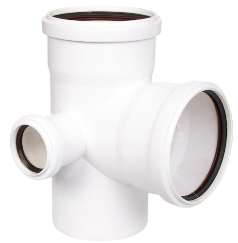 Крестовина канализационная бесшумная двухплоскостная левая 110х110х50/90 УЮТ