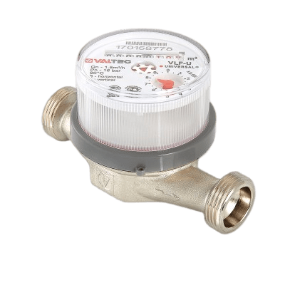 Счетчик воды универсальный Ду15 L=110 мм МЗ без штуцеров VT