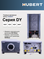 Котел газовый настенный HUBERT AGB 10 DY