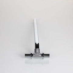 Тройник с хромированной латунной трубкой 16(2.2)х15х20(2.8) L 300 VTm.482