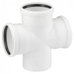 Крестовина канализационная бесшумная одноплоскостная 110х50х50/90 УЮТ