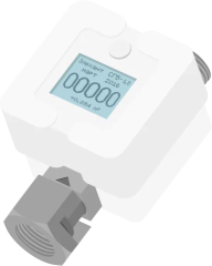 Счетчик газа СГБ-1.8 Гайка ЭЛЕХАНТ