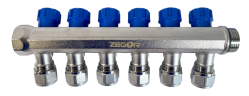 Коллектор 6 выхода х3/4" х1/2"х16 Н-В латунь ZEGOR QS-1662