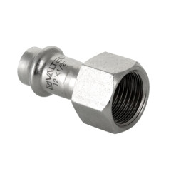 Муфта из нержавеющей стали ВР 28х1.0" пресс VTi.902