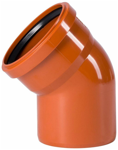 Отвод наружный ф110/45 ОРАНЖ КОНТУР
