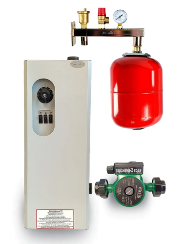 Электрический котел ЭПВМ- 9 кВт (до 90 м2) в сборе