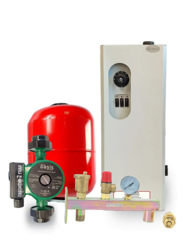 Электрический котел ЭПВМ- 9 кВт (до 90 м2) в сборе