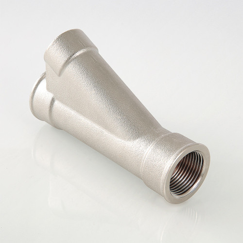 Тройник косой 1/2"-1.0" В-В-В латунь VTr.136