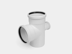 Крестовина канализационная бесшумная одноплоскостная 110х110х50/90 УЮТ КОНТУР