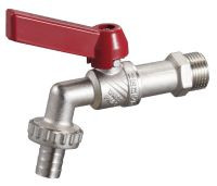 Кран шаровой 1/2" НР со штуцером ручка ZEGOR PF01