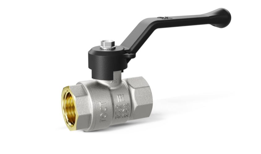 Кран шаровой латунный LD Pride 47.50 Ду50 В-В рычаг