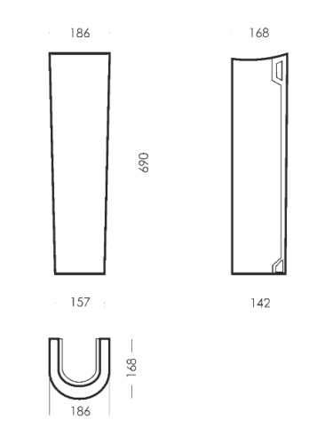 Пьедестал CLASSIC SANITA LUXE