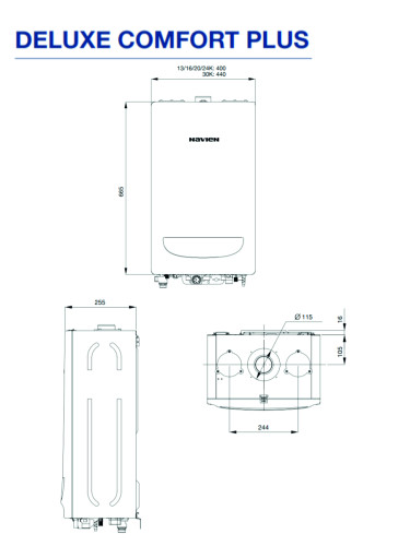 Котел газовый настенный Navien Deluxe С Plus -13K