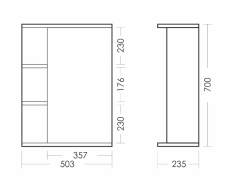 Зеркало ИДЕАЛ SANITA