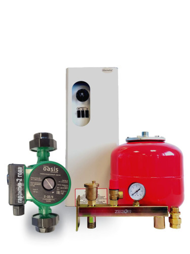 Электрический котел ЭПВМ-12 кВт (до 120 м2) в сборе