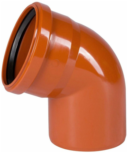 Отвод наружный ф110/67 ОРАНЖ