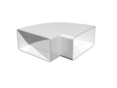 Колено плоское горизонтальное 60х204 620КГП ЭКОВЕНТ