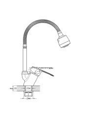 Смеситель для кухни одноручный KAD4-B043