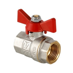 Кран шаровой 1/2" в/в бабочка BASЕ VT.217