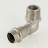 Угольник из нержавеющей стали НР 15х1/2"/90 пресс VTi.953