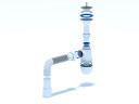 Сифон АНИ 1 1/2"*40 с литым выпуском. с гибкой трубой 40*40/50 C0515
