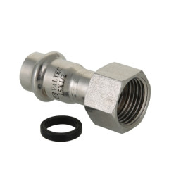 Муфта из нержавеющей стали НГ 22х1/2" пресс VTi.908