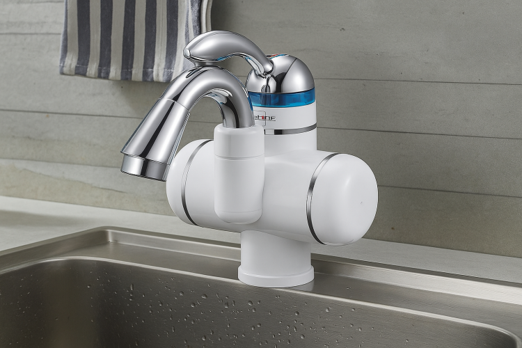 Смеситель для кухни одноручный ЕC-210 с функцией подогрева