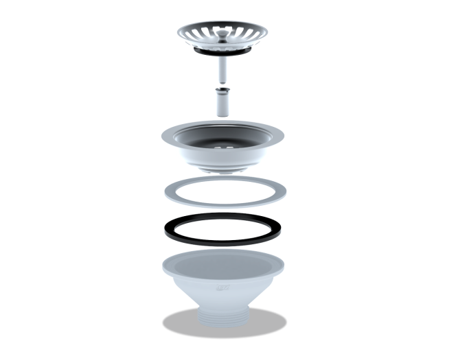 Выпуск 3 1/2" с нержавеющей решеткой М250