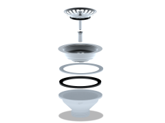 Выпуск 3 1/2&quot; с нержавеющей решеткой М250