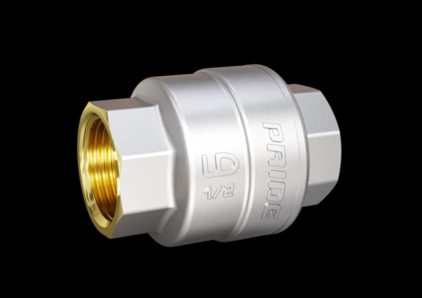 Клапан 1/2" В-В обратный латунный LD в упаковке