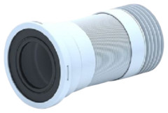 Слив для унитаза гофрированный с металлической спиралью выпуск 110мм (260-560мм) К928