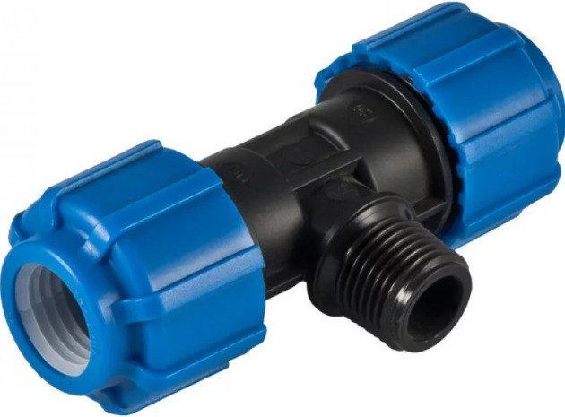 Тройник разъемный НР ф40х1 1/4" ПЭ