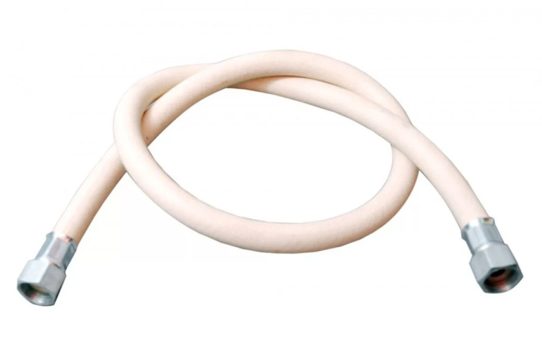 Подводка резиновая для газа 1.8 м Г/Г (белая)