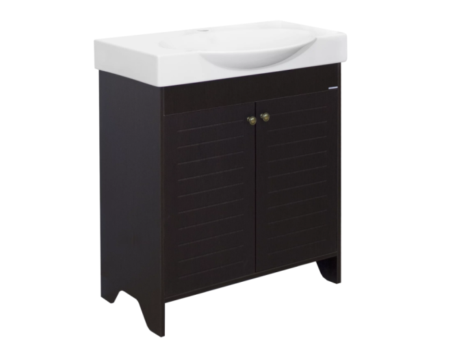 Тумба INFINITY 76 венге 50  (2 створки) SANITA LUXE