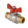 Кран шаровой 1/2" н/н бабочка BASЕ VT.219