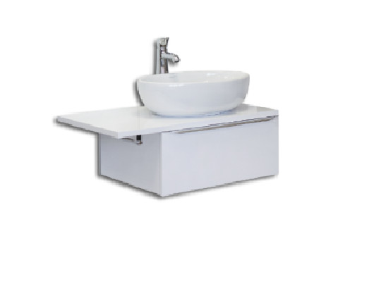 Тумба RINGO подвесная белый глянец SANITA LUXE