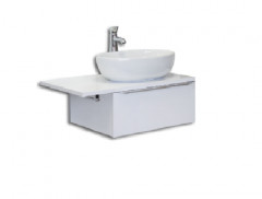 Тумба RINGO подвесная белый глянец SANITA LUXE