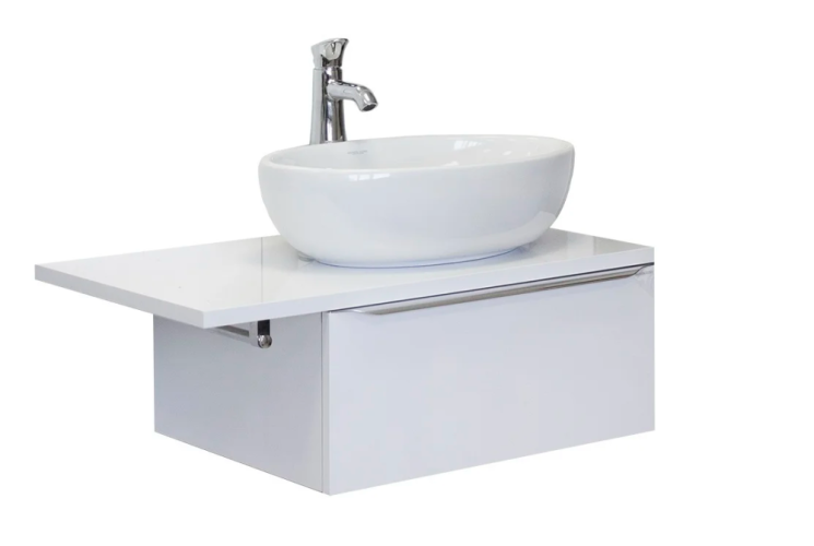 Тумба RINGO подвесная белый глянец SANITA LUXE