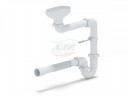Сифон АНИ 1 1/2"*40 прямоточный с разрывом струи. с гибкой трубой 40*40/50 DR0115