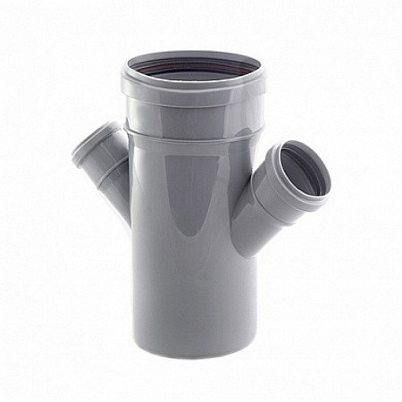 Крестовина одноплоскостная канализационная d110х50х50/45 СТАНДАРТ