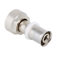 Соединитель-пресс коллекторный 16х2.0х3/4&quot; Евроконус VTc.712.NE