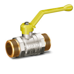 Кран шаровой латунный LD Pride 47.25 Ду25 газ Н-Н рычаг