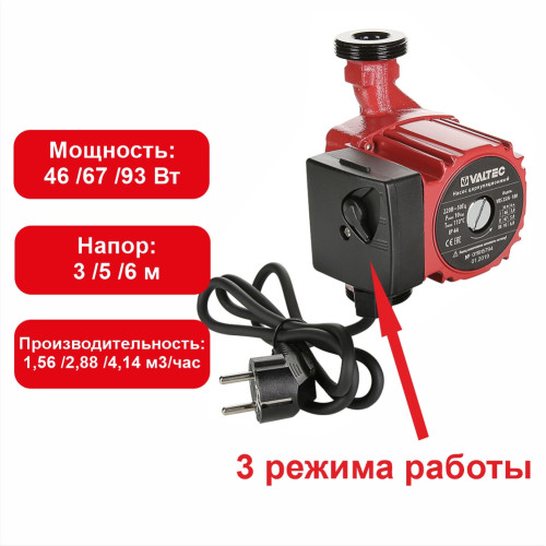 Насос циркуляционный RS 25/6-180 с гайками VRS.256 VT