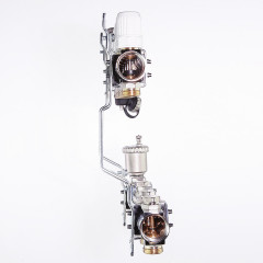 Блок коллекторный 9 выходов х1.0"х3/4" В-В-ЕК латунь VTc.594