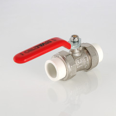 Кран шаровой латунный с муфтами ф25 ПП(б) VTp.745