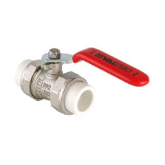 Кран шаровой латунный с муфтами ф25 ПП(б) VTp.745